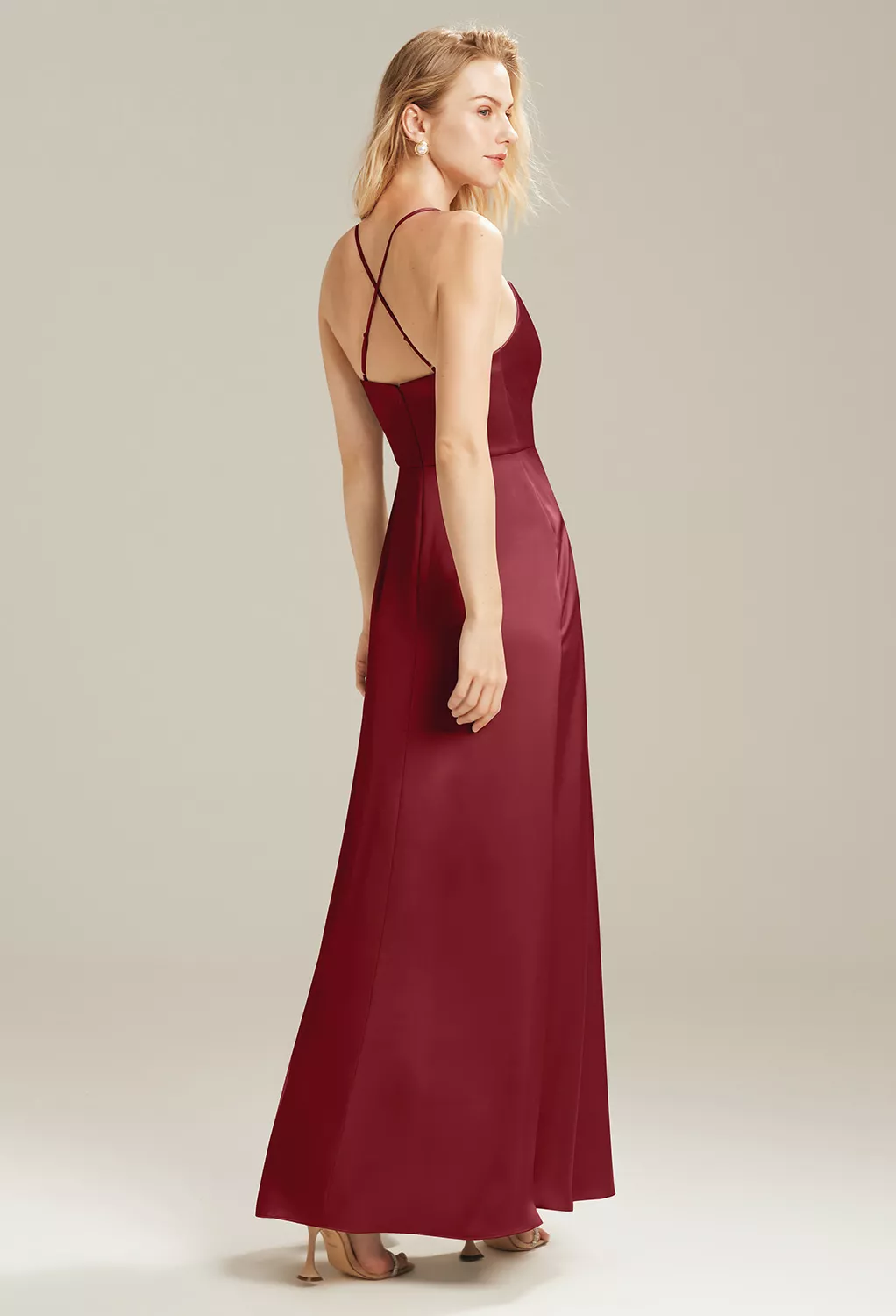 AW Kora Burgundy  Summer Wedding Guest Dresses